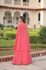 Faux Georgette Embroidered Party wear Lehenga Choli