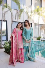 Fendi Crush Party Wear Sharara Set