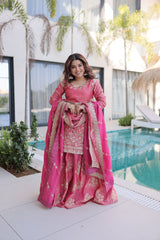 Fendi Crush Party Wear Sharara Set
