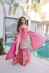 Fendi Crush Party Wear Sharara Set
