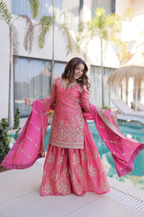 Fendi Crush Party Wear Sharara Set