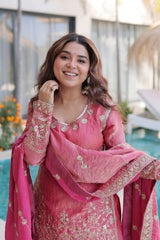 Fendi Crush Party Wear Sharara Set