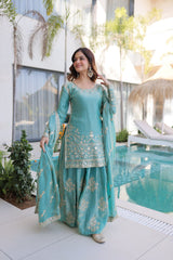 Fendi Crush Party Wear Sharara Set