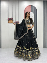 Vichitra Silk Wedding Wear Lehenga Choli