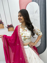 Vichitra Silk Wedding Wear Lehenga Choli