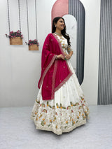 Vichitra Silk Wedding Wear Lehenga Choli