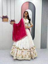 Vichitra Silk Wedding Wear Lehenga Choli