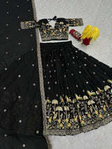 Vichitra Silk Wedding Wear Lehenga Choli