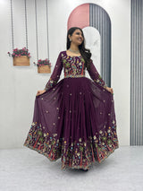 Fox Georgette Anarkali Gown