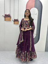 Fox Georgette Anarkali Gown