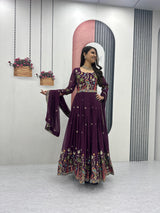 Fox Georgette Anarkali Gown