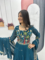 Fox Georgette Anarkali Gown