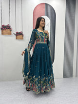 Fox Georgette Anarkali Gown