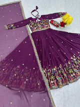 Fox Georgette Anarkali Gown