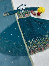 Fox Georgette Anarkali Gown