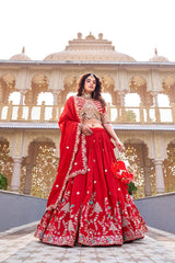 Pure Vichitra Lehenga Choli