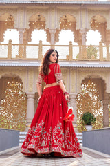 Pure Vichitra Lehenga Choli