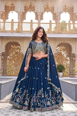 Pure Vichitra Lehenga Choli