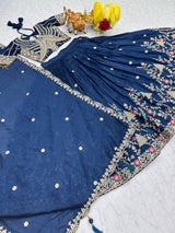 Pure Vichitra Lehenga Choli