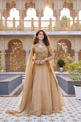 Pure Crunchy Party Wear Lehenga Choli Set