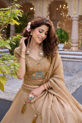 Pure Crunchy Party Wear Lehenga Choli Set