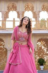 Pure Crunchy Party Wear Lehenga Choli Set