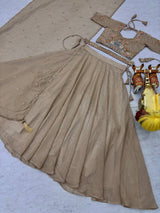 Pure Crunchy Party Wear Lehenga Choli Set