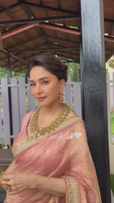 Banarasi Crush Twill Party Wear Saree