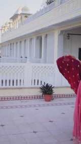Fendi Silk Wedding Wear Lehenga Choli
