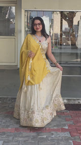 Chinon Embroidered Lehenga Choli