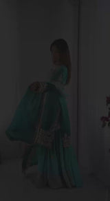 Chinon Silk Party Wear Plaza Set
