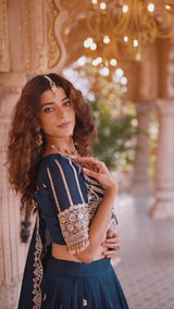 Pure Vichitra Lehenga Choli