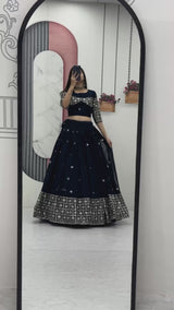 Fox Georgette Wedding Wear Lehenga Choli